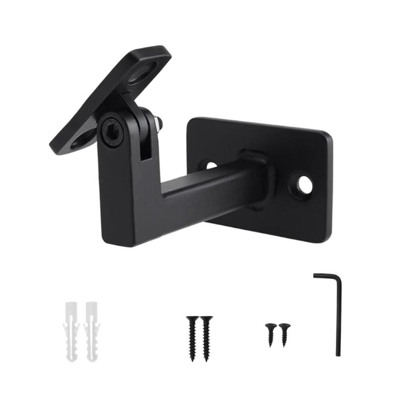 Verstellbare Handlaufhalterung Wandmontierte Treppengeländerhalterungen mit Montagehardware für Treppen, Schlafzimmer, Flure