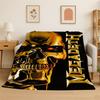 Metal Band M-Metallica Thrash Cartoon Soft Flannel Throw Blanket,Cozy Blanket for Bed,Couch,Sofa,Bedroom,Living Room,Picnic Kid