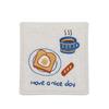 1pc Embroidered Coaster Couple Birthday Gift Home Decor Pendant Self Embroidered Coffee Coaster