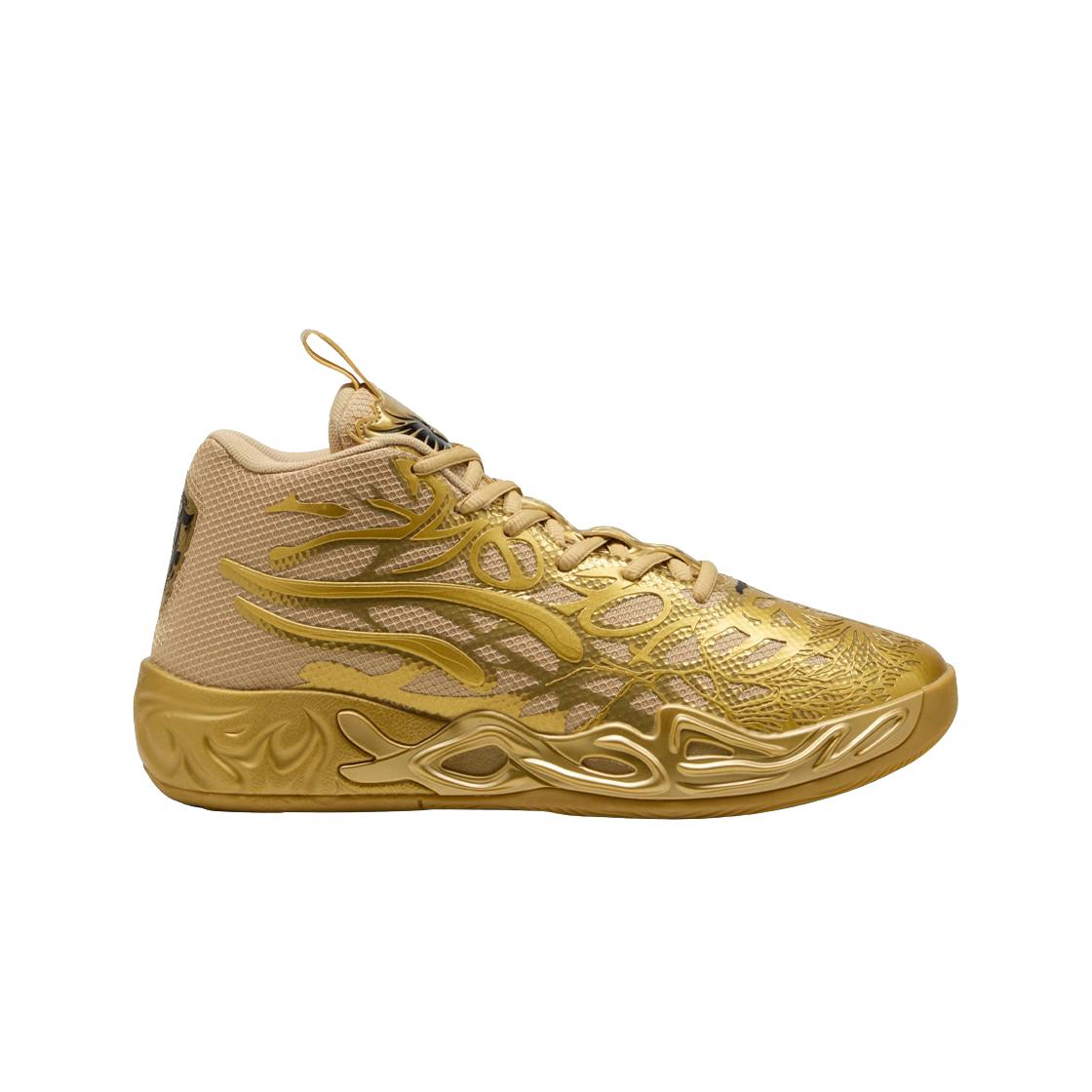 Puma MB.04 Golden Child Men Sneakers Matte-Gold Black 311306-01 41