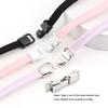 No Tie Shoe Laces Flat Metal Buckle Elastic Shoelaces Casual Shoes for Men and Women Lazy Shoelace Rubber Band Shoestring