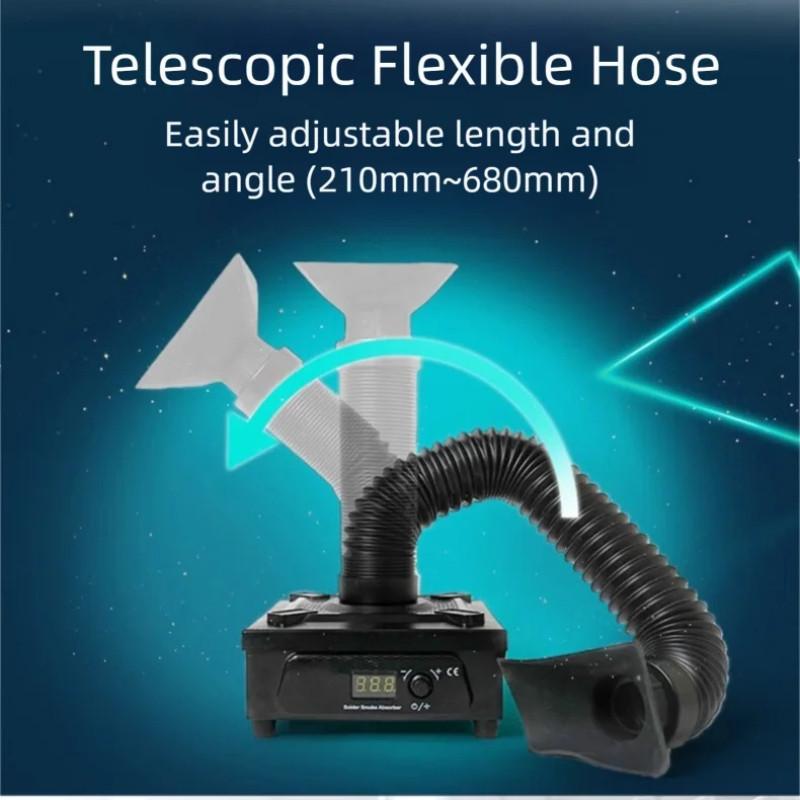 Three-layer Filtration Mobile Phone Repair Welding and Solder Smoke Exhaust Device Solder Smoke Absorber Desktop Smoke Purifier