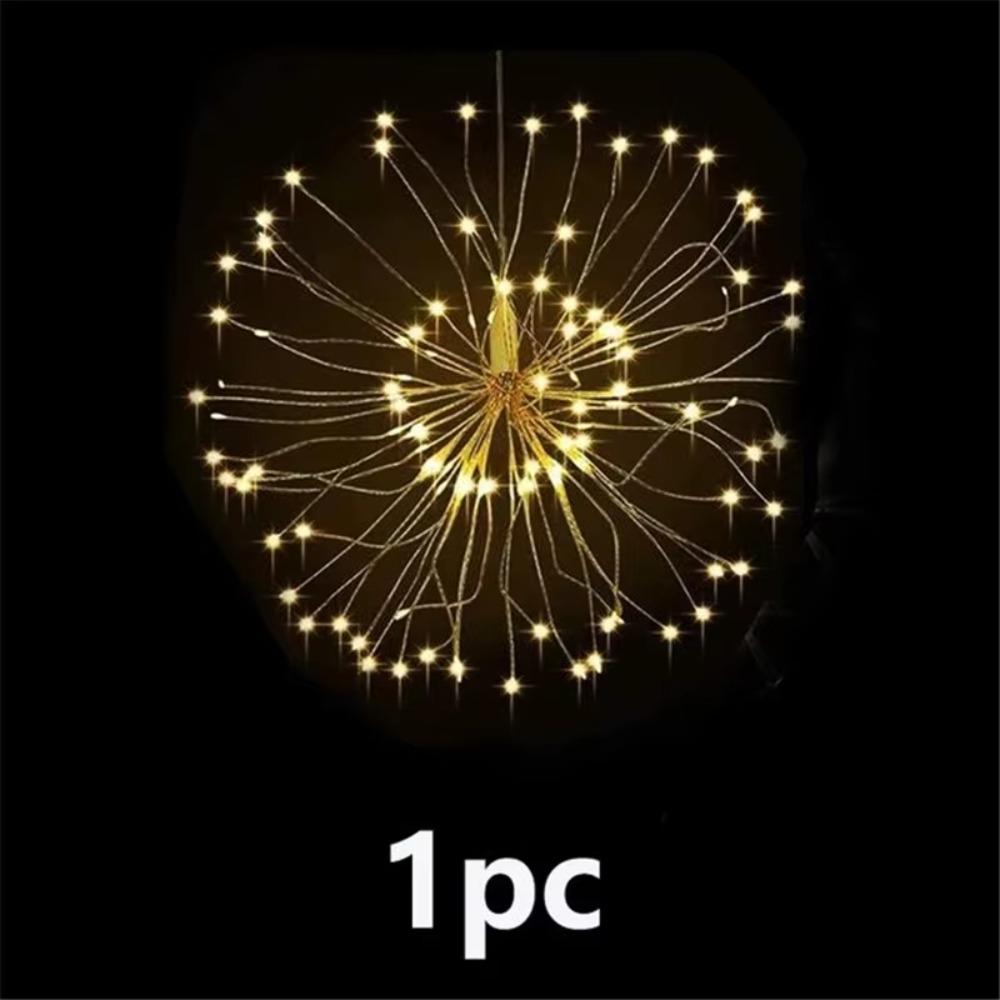 Battery Powered Led Dandelion String Lights Waterproof Copper Wire Christmas Garland Fairy Lights Garden Wedding Decoration