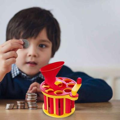 Yousheng Hand-cranked Coin Sorting Machine Storage Organizer High Durability Portable Coin Classifier Coin Sorter Machine for Kids