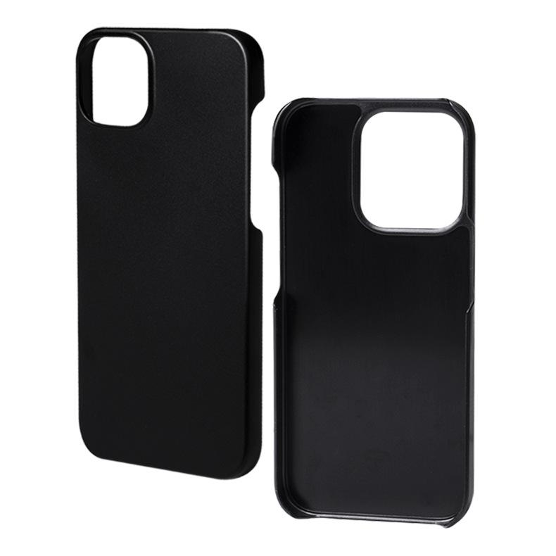 Etui na telefon iPhone 16 Pro, Matowe PC z rowkiem, Ultra-cienka skorupa z materiału skórzanego, Przyjazne dla środowiska etui ochronne GRS 15