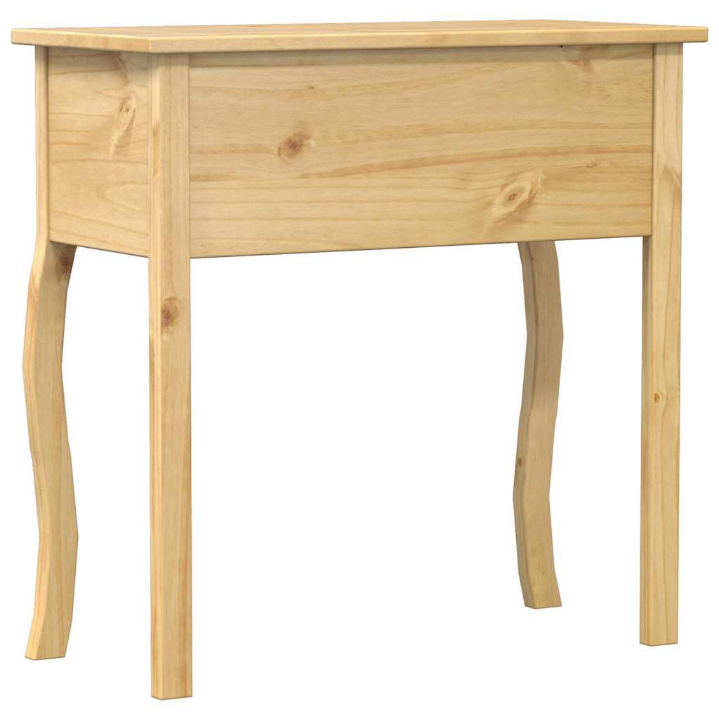 Vidaxl Stolik Konsolowy Corona, 73X35X73 Cm, Lite Drewno Sosnowe