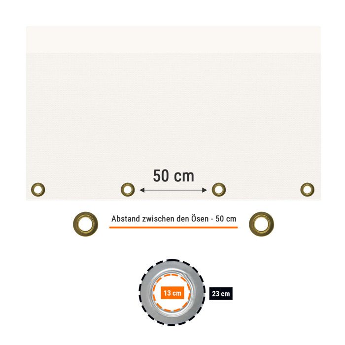 Bâche de Protection 180g/m², 8x10m (80m²) - Étanche, UV, Renforcée