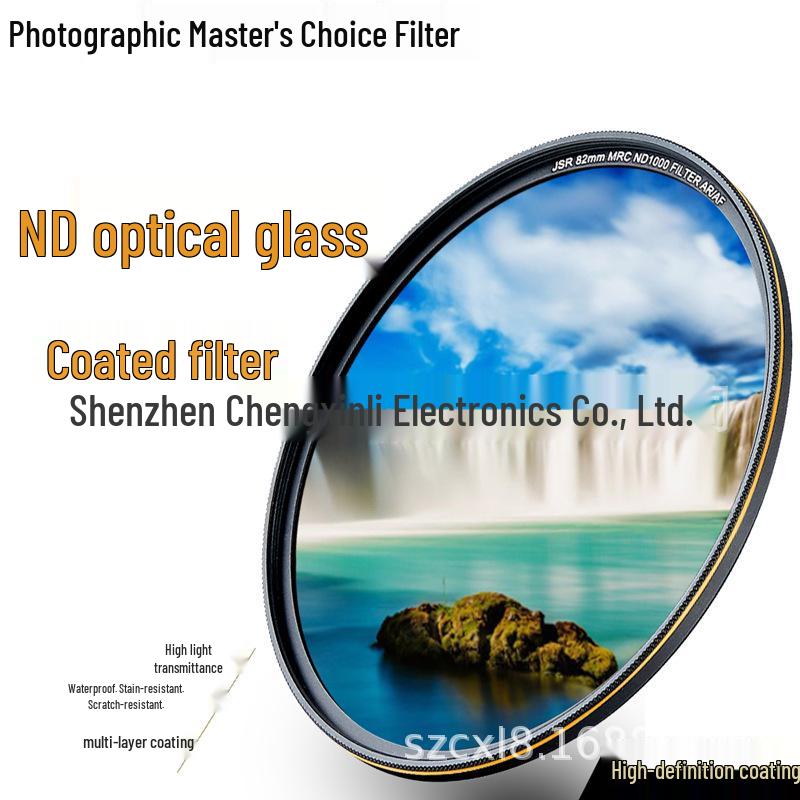 UV, CPL, FLD Filters + ND2, ND4, ND8 + Petal Hood + 6-Piece Lens Cap Set