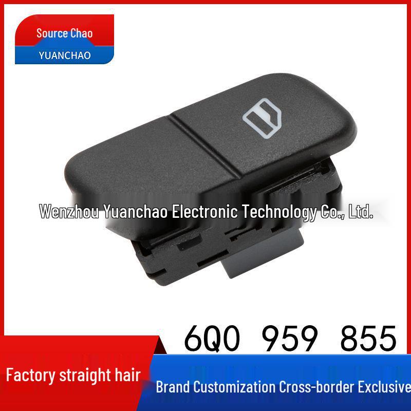 

Volkswagen Polo 03-08 Задний левый переключатель электрического стеклоподъемника 6Q0 959 855 Electric