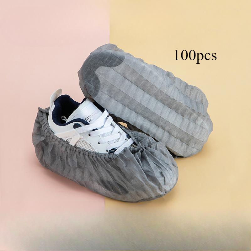 

100 шт. Одноразовые бахилы для владельцев домашних животных предотвращают распространение шерсти и грязи домашних животных серый