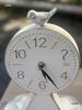 Super French Country Style Wrought Iron Retro Bird Clock - Small Antique Desk Clock