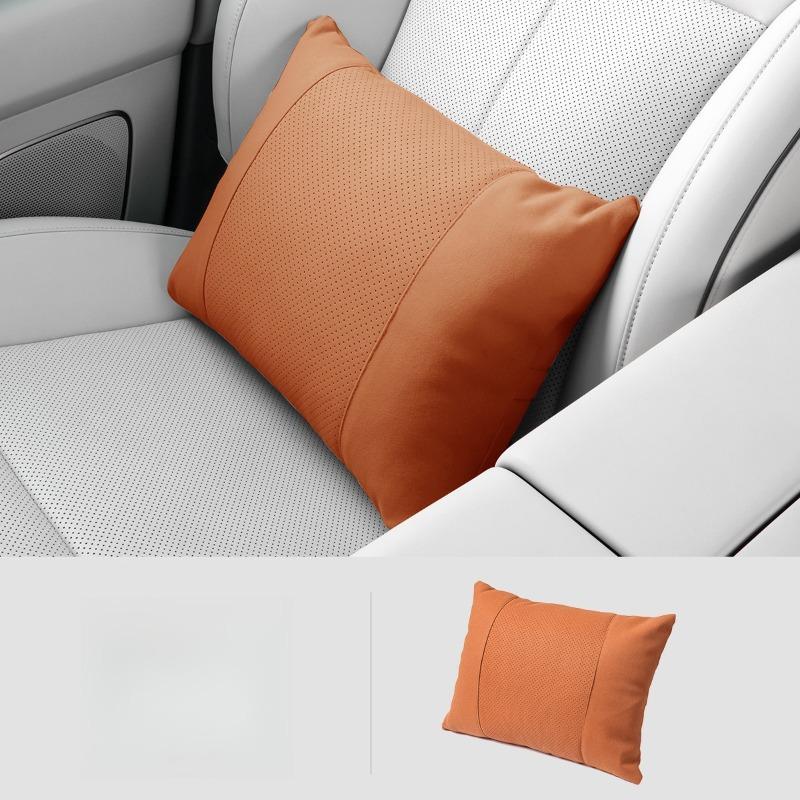 Car Interior Headrests Lumbar Cushion Cars Lumbar Support Sweat Absorbing and Breathable Sports Seat Fixed Headrest Automotive Decorative Accessories