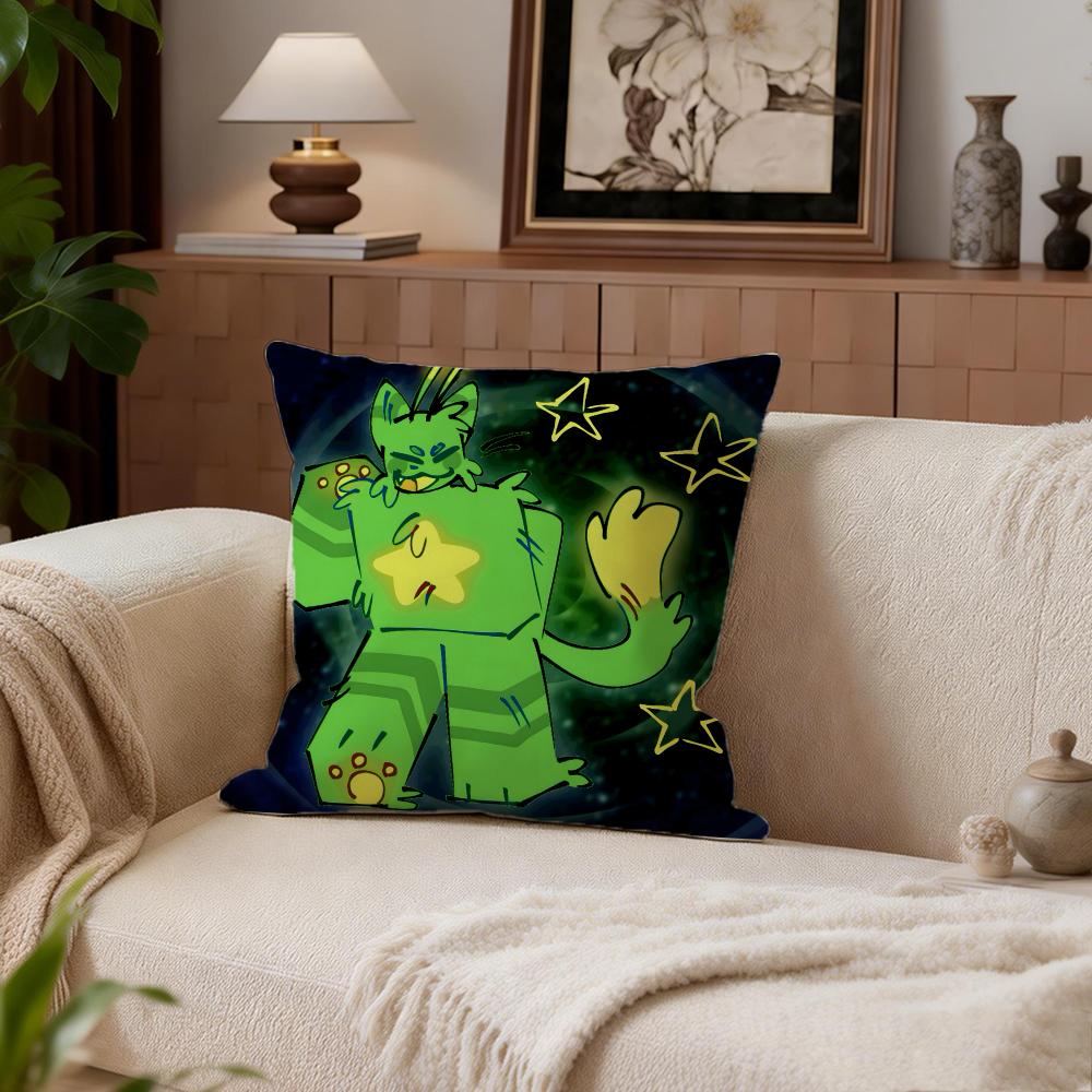 Horror Regretevatorgnarpy Cushion Cover Cushion Cover Set 4Pcs 50x50 45x45 40x40 Pillowcase Decorative Sofa Home Decor