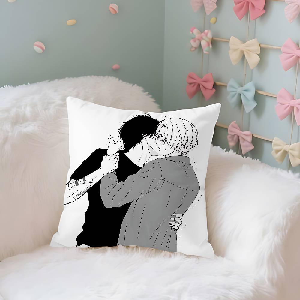 NNagumoand Shin Case Plush Fabric Soft Pillowcase Double Sided Print Cushion Cover Household Gifts