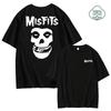 2023 Nuovo 100% cotone da uomo High Street Fashion Leisure Fun Skull Print Pattern Alta qualità Top Street Fitness S-4XL