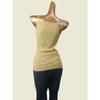 Fashion Style Stylish Mid-Length Camisole Sexy Narrow Shoulder Ice Silk Knitting Base Export Tops