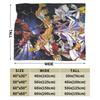 Saints Seiyas Anime Plush Blanket Knights of the Zodiac  Awesome Throw Blankets for  Sofa Bedding Lounge 150*125cm Bedspread,