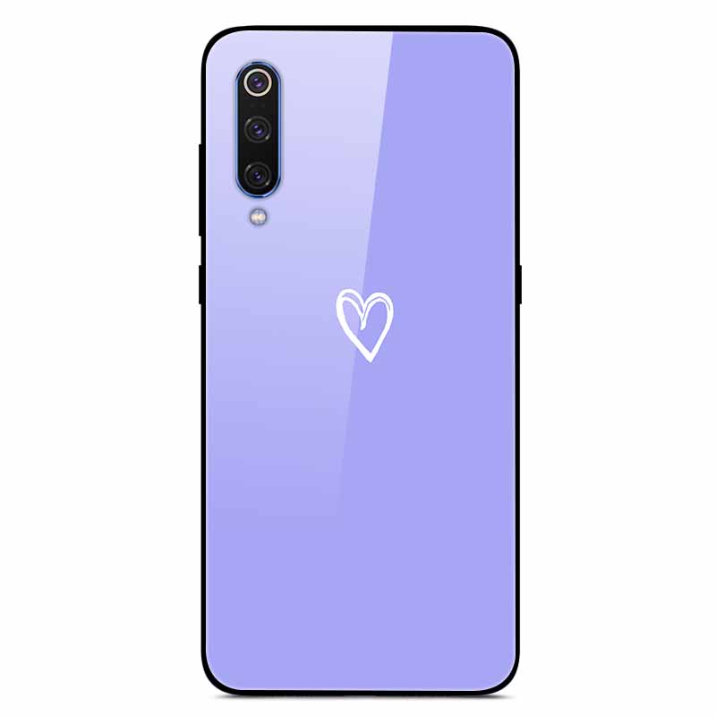 For Xiaomi Mi A3 Cases Luxury Tempered Glass Space Phone Covers for Xiaomi MI 9 Lite Case 9lite MiA3 Hard Back Shell Protective