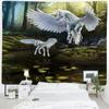 Fantasy Pegasus Background Cloth Unicorn Tapestry Wall Hanging Bedroom Dormitory Room Decoration