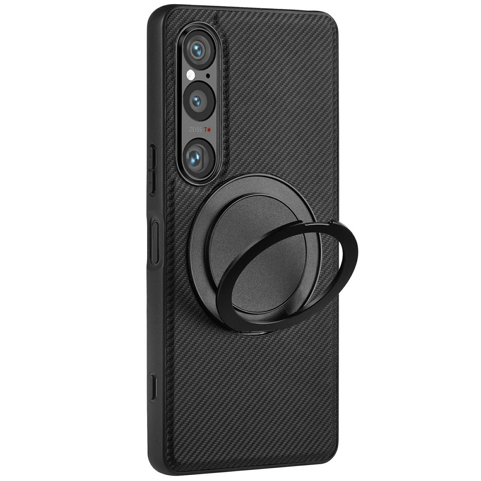 

Чехол VILI TCY Series для Sony Xperia 1 VI с магнитным кольцом и подставкой, задняя крышка из ПК+ТПУ A