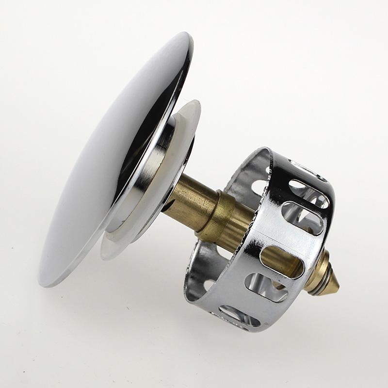 Replacement Bathtub Drain Parts Brass Spring Parts with Filter Screen Chrome Basin Pop up Corver Drain Accessories Parts