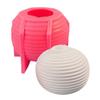 Striped Sphere Candle Holder Molds, Sphere Candlestick Molds for DIY Candle Holder Gypsum Decorations Christmas Gift