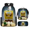 Spongebob Squarepants Children'S School Bag Male And Female Students Backpack Kindergarten Cute Cartoon Backpack Pencil Bag
