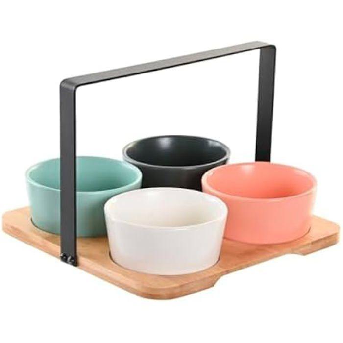 Set D'apéritif - ITEM - 5 Pièces - Porcelaine - Blanc - Compatible Micro-ondes