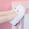 New Air Cushion Nurse Shoes Women's Soft Sole Breathable Not Tired Feet Comfortable Non-slip Shallow Mouth Hollow Thick Sole Medical Work Shoes