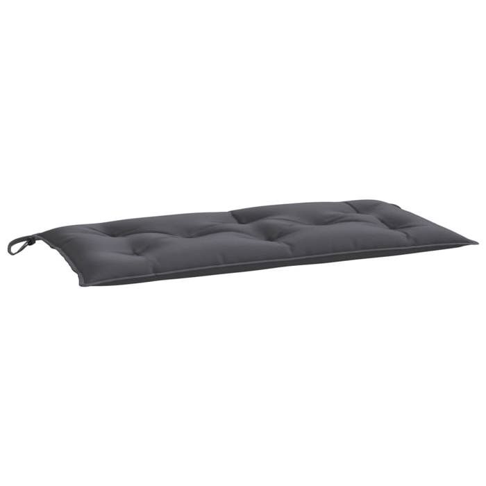 VidaXL Garden Bench Cushion, Bench Cover with String Ties, Waterproof Outdoor Cushion, Anthracite 361564