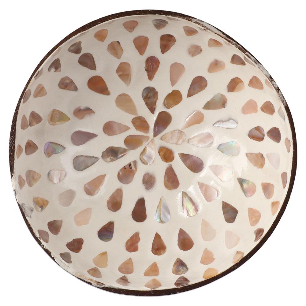 Fine Coconut Shell Coconut Bowl White/Blue/Green 14*14*5 CM Key Bowl Decorate Coconut Shell Bowl Bedroom