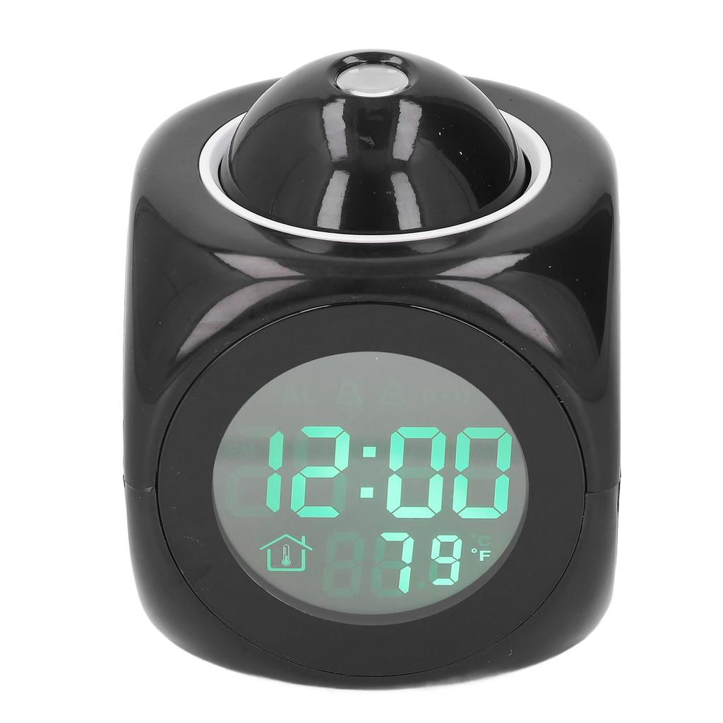 Digital LCD Projection Alarm Clock Children Backlit English Voice Reporting Projection Alarm Clock
