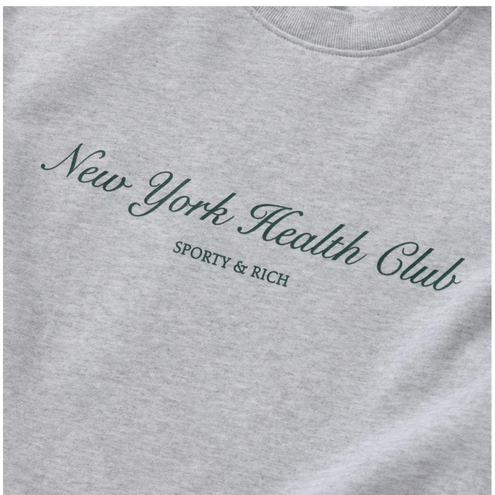 Sporty   Rich Cr871hg Ny Health Club  Helath Club  Public Sweatshirt