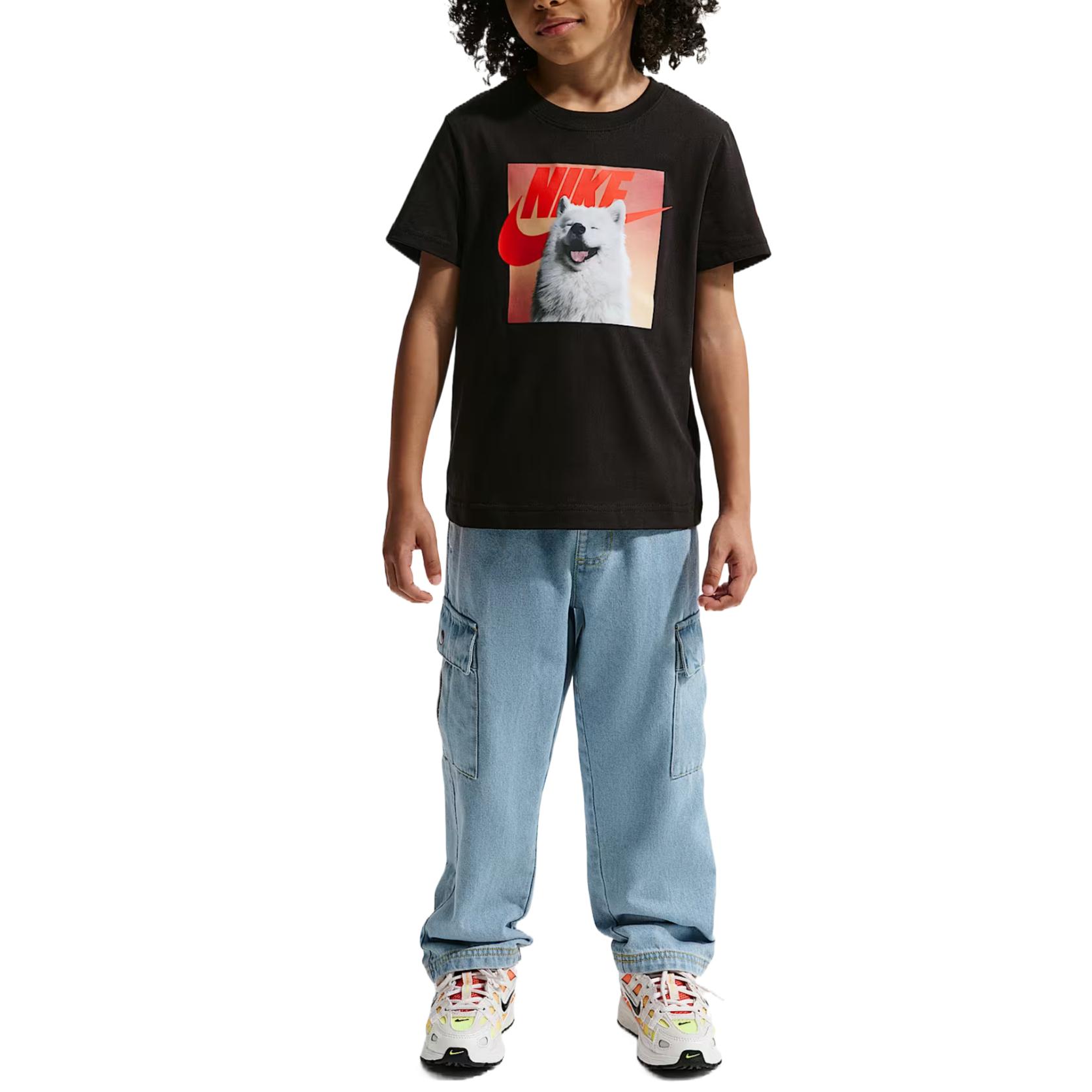 

Nike Kids T Shirts Crew Neck Moderate IW1495-010 7