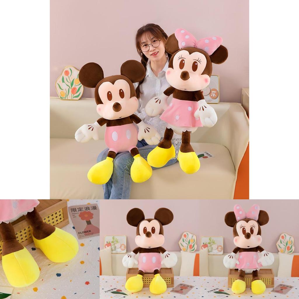 Mickey Mouse And Minnie Plush Toys With Pp Cotton Filling For Gift Giving