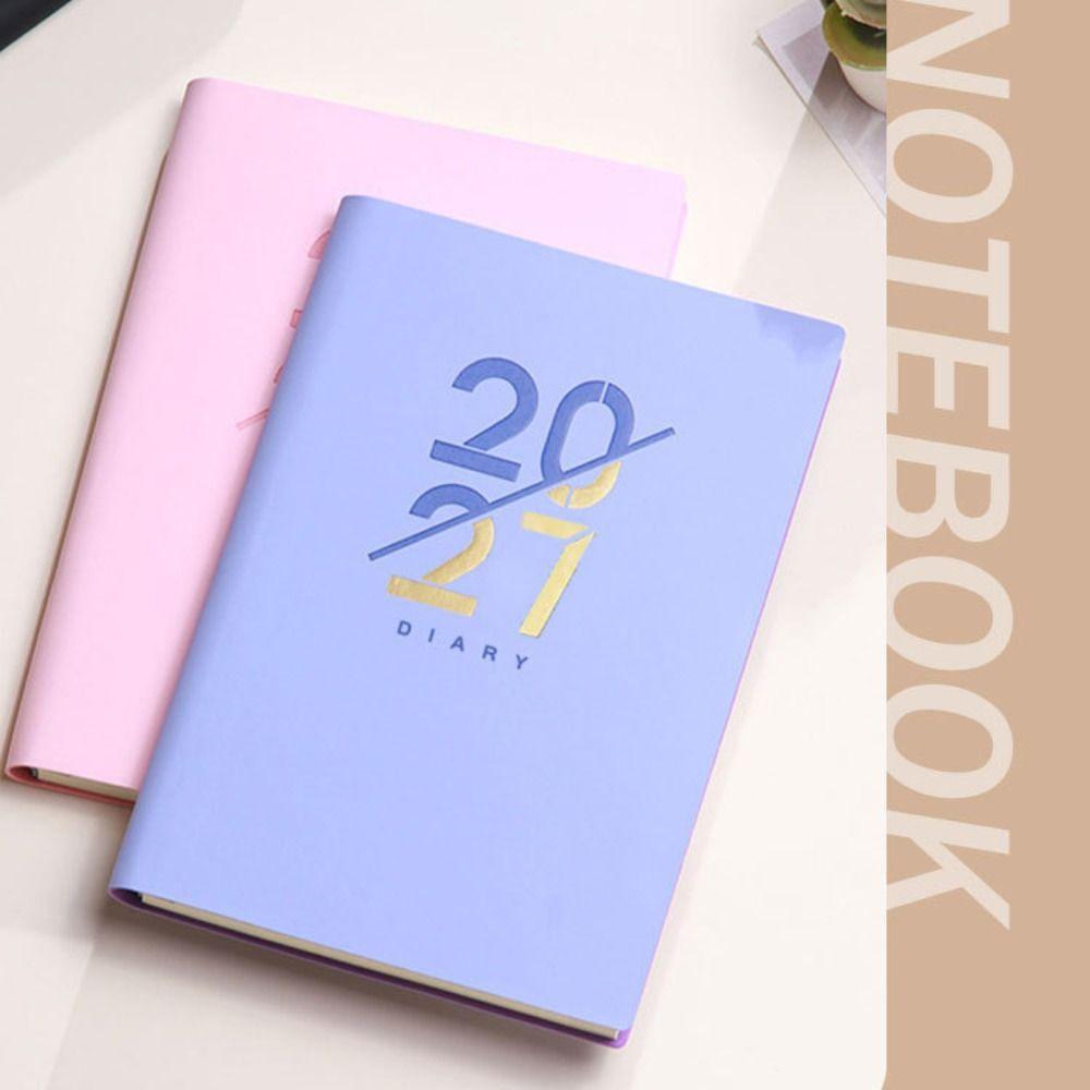 12 Months A5 Agenda Planning Notebook English To-do List Notebook  School Office Supplies
