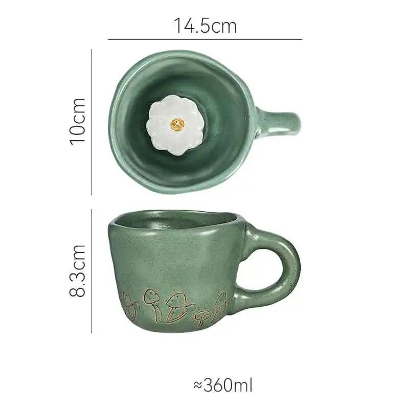 3D Cat Ceramic Mug with Animal Inside, Dog Figurine, Coffee Cup, Tea Milk Cups, Funny Cartoon Animal, Unique Birthday Gift