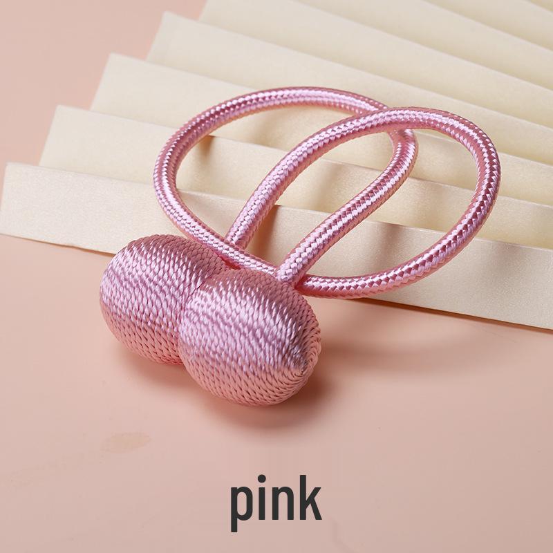 Magnetic Headphone Style Curtain Tiebacks - No-Punch Modern Minimalist Design