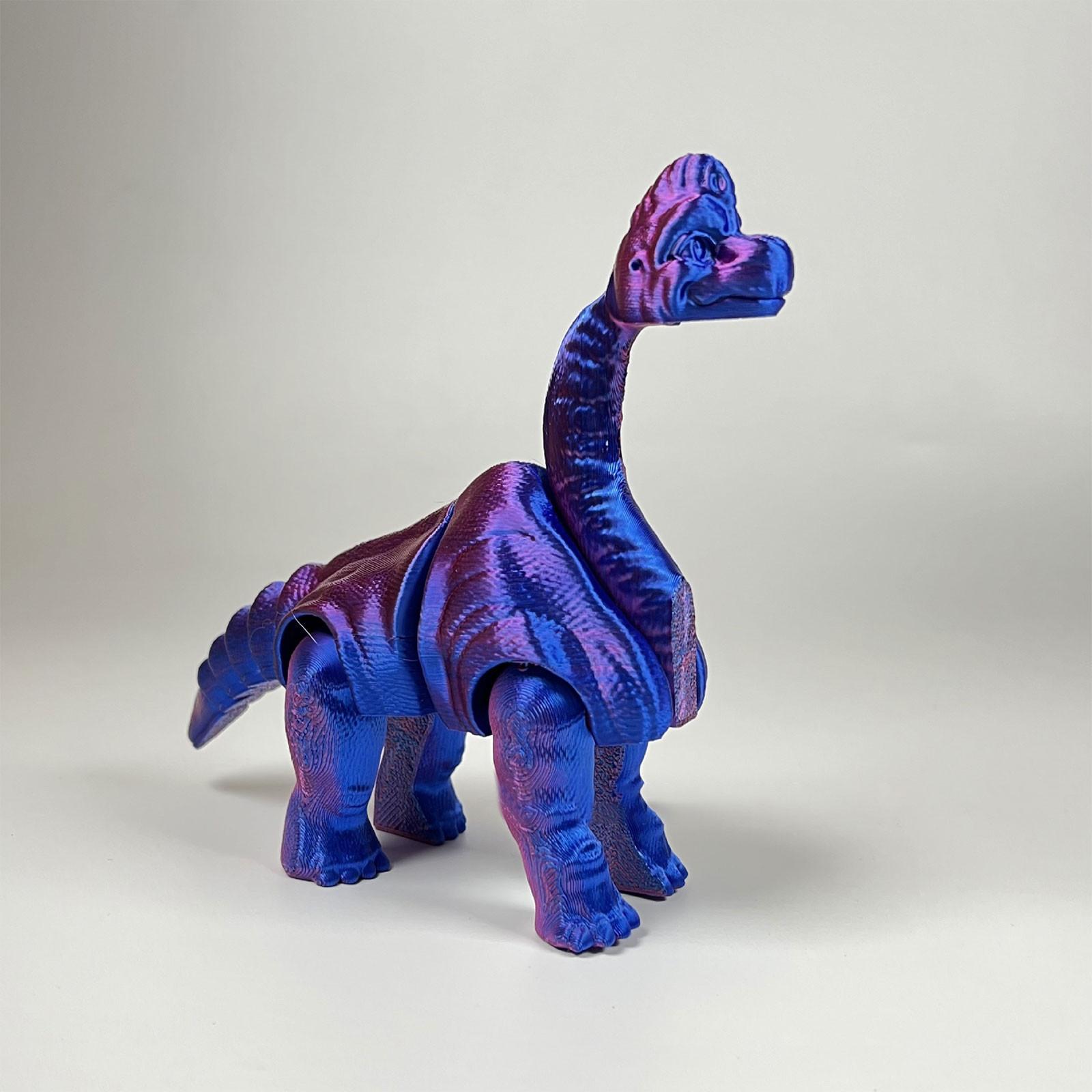 

Модель Брахиозавра, напечатанная на 3D-принтере, Гибкая статуэтка динозавра, Животные с подвижными суставами, Домашний декор, Интересные игрушки для аутизма/СДВГ One Size синий