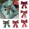 Decorative Christmas Cabinet Bowknot Sturdy and Fade Resistant Portable Accessory for Indoor Designers Daily Use