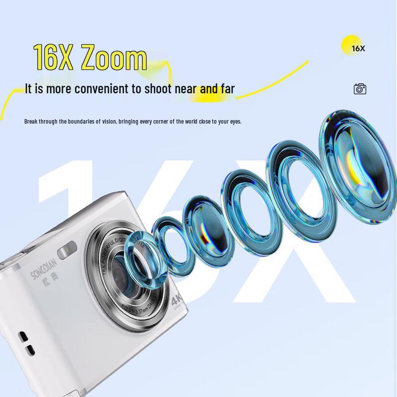 SONGDIAN 64MP Dual-Camera Portable Digital Camera