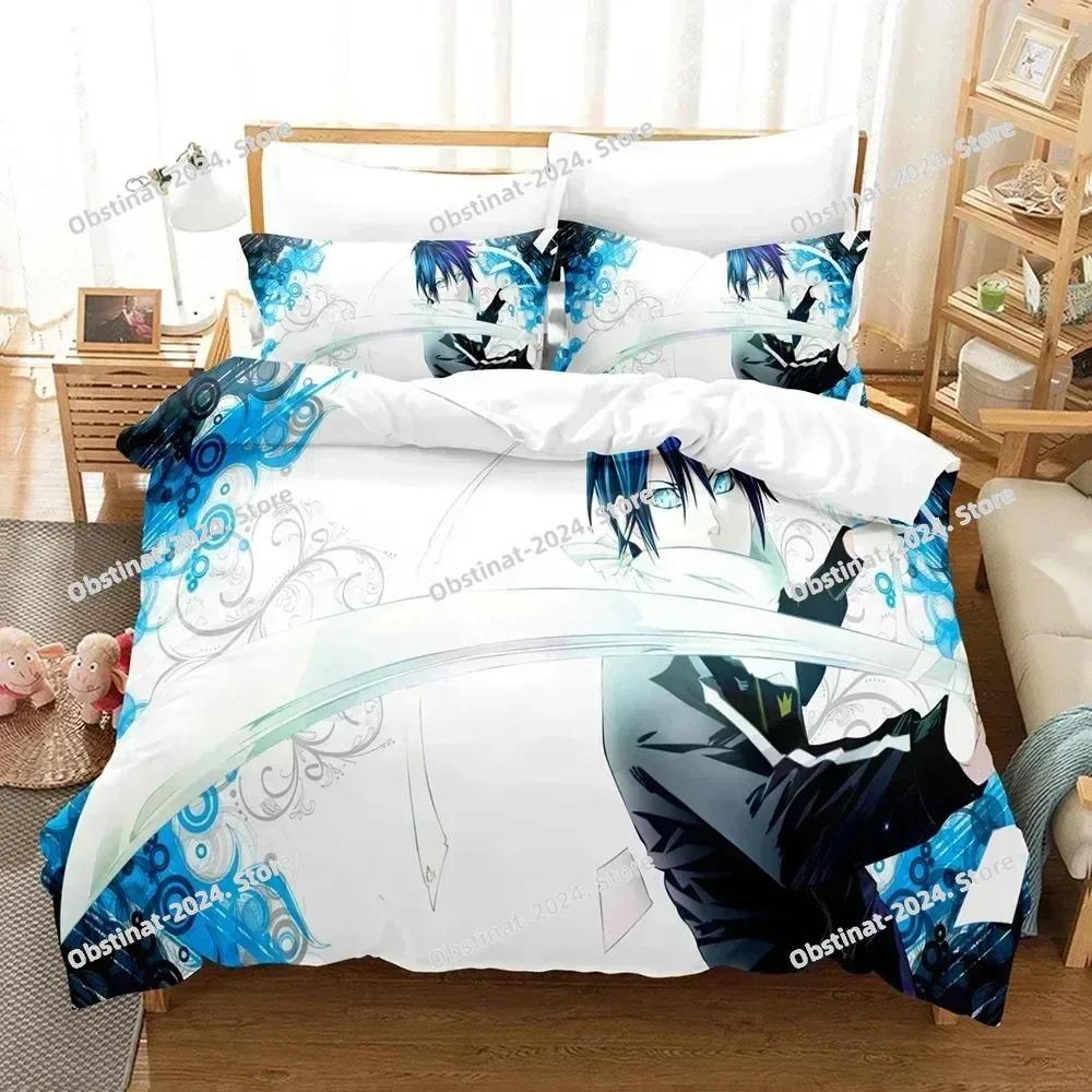 3d Printing Anime Noragami Yato Bedding Set Printed Bed Set With Pillowcase Duvet Cover Soft Single Double Queen Super King Size