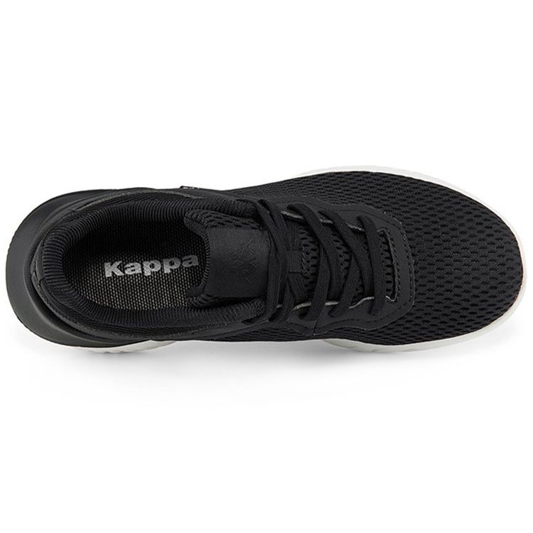 Kappa Mesh Comfortable Sports Shock Absorption Non-Slip Wear-Resistant Breathable Low-Top Casual Shoes Unisex casual shoes Black White K0BX5MQ06-990