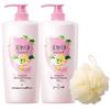Refreshing & Moisturizing Shower Gel (2x1L) with Shower Ball