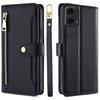 Flip Case for Motorola Moto G04 / G24 / G24 Power, Wallet Zipper Pocket, Black