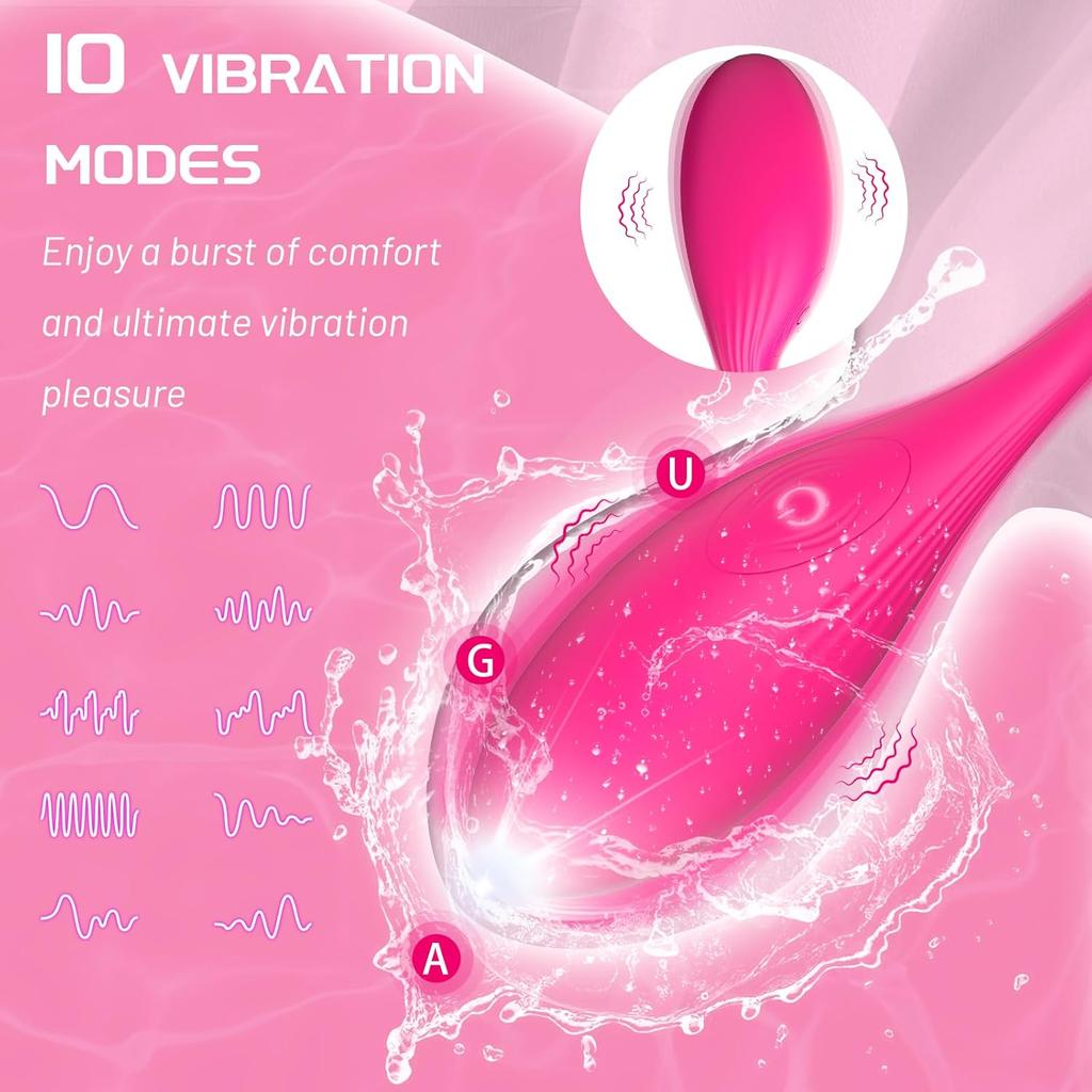 APP Remote Control Vibrator Sex Toys, Wearable Panty Mini G Spot Bullet Egg Vibrators with 10 Vibration Modes Adult Sex Toy for Women or Couples