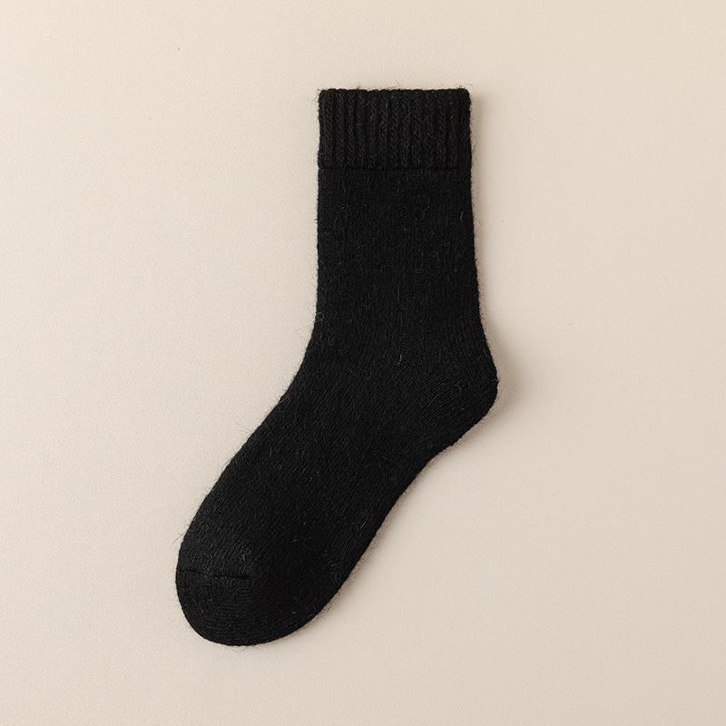 4 Pairs of Female Winter Warm and Cold Soft Loose Mouth Moonzi Sleep Tube Socks