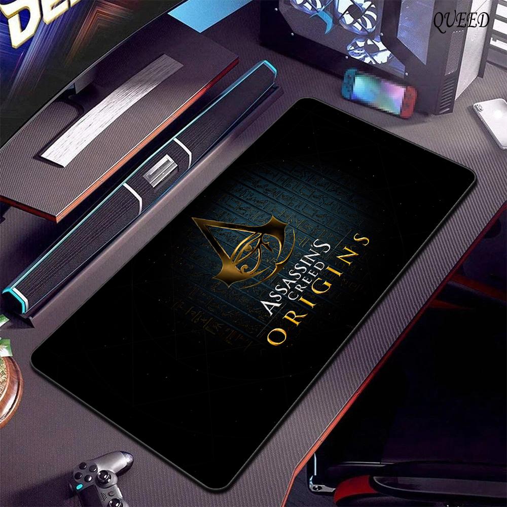 900x400 Large Mouse Pad A-Assassin S -Creed Gaming Mousepad Speed Desk Mat Laptop Gaming Mats For Office Carpet Desk Accessories