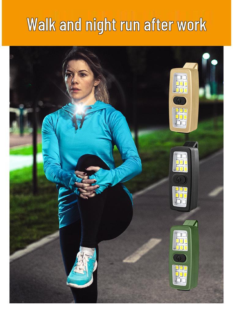 LED Camping & Emergency Clip Light: Safe, Lightweight, Portable for Outdoor, Cycling, Hiking