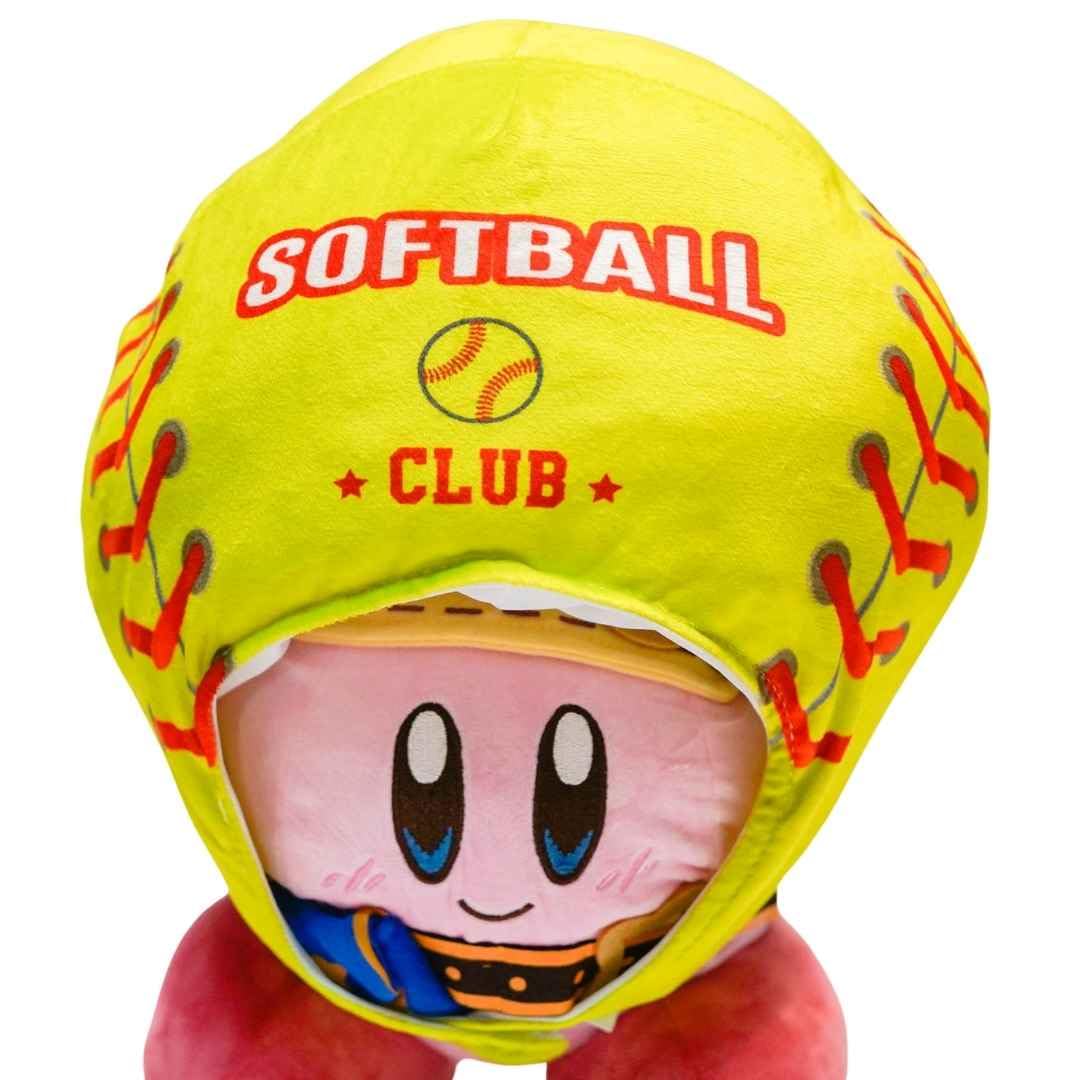 

Мягкая игрушка софтбол отечественная 5 шляпа, косплей, животное, головной убор, дети, взрослые, 45см, [только слева]